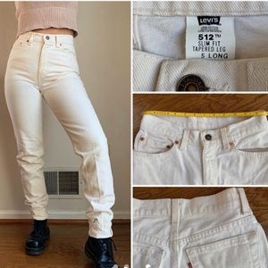 White Levi Jeans